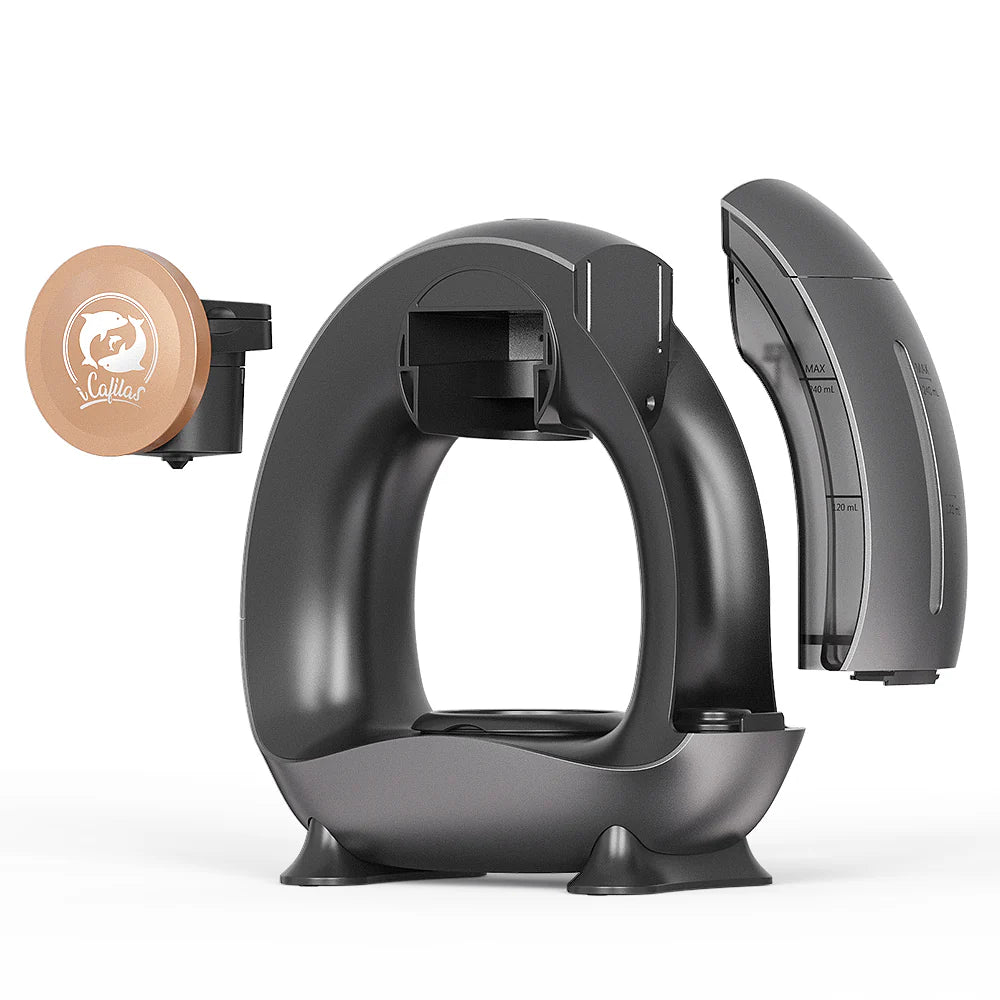 Mini Q American Coffee Machine 2 Coffee Adapter fit for K cup & Coffee Ground 4-8 Oz Single Serve Coffee Maker