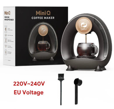 iCafilas MINI Q Coffee Maker Portable Americano Coffee Machine Compatible with Coffee Ground 4-8 Oz Single Serve , K – CUP &Tea Home Office Cafeteria