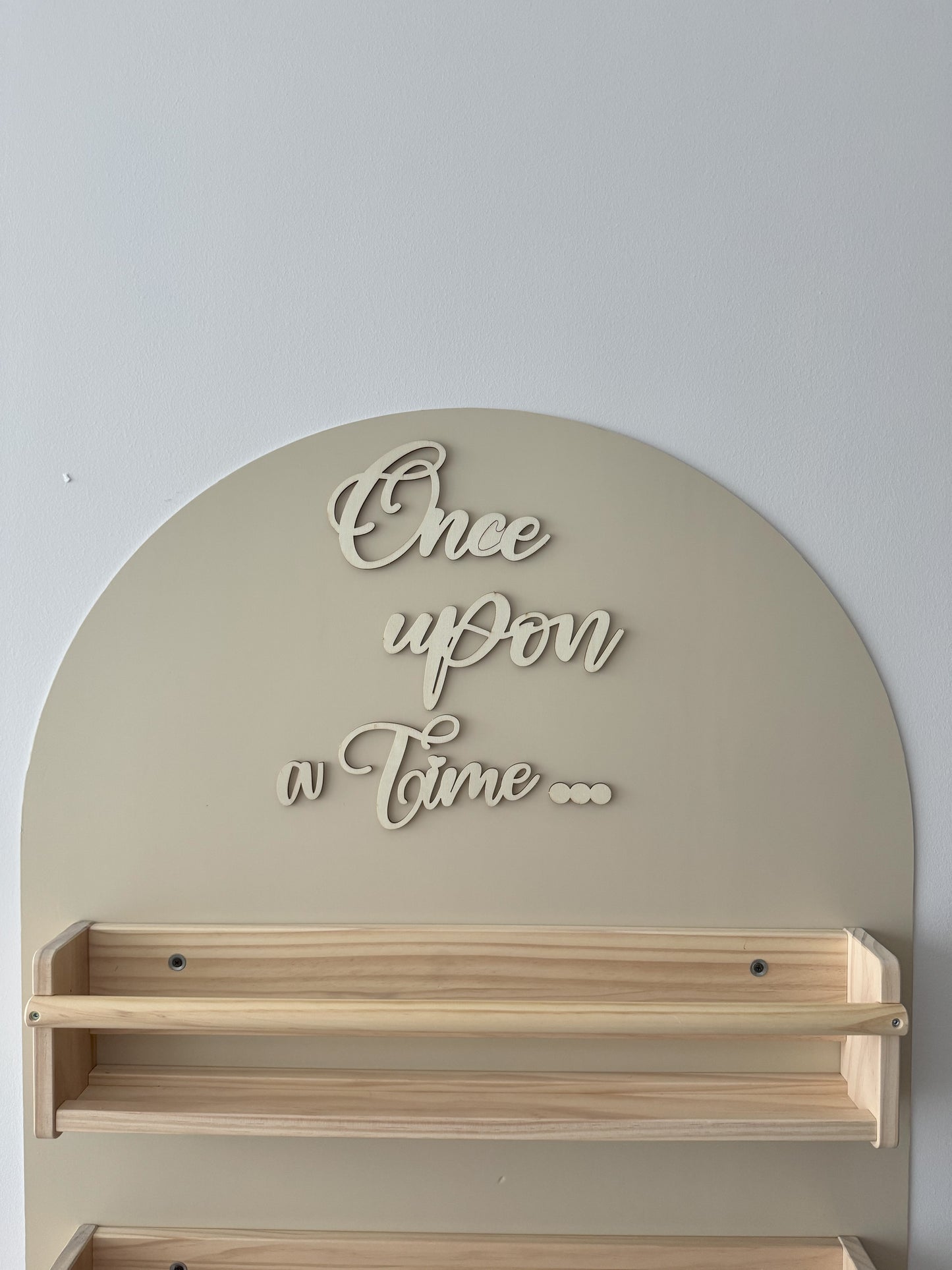 Once Upon a Time Arch Wall – Reading Corner Decal + Bonus Toddler Room Guide
