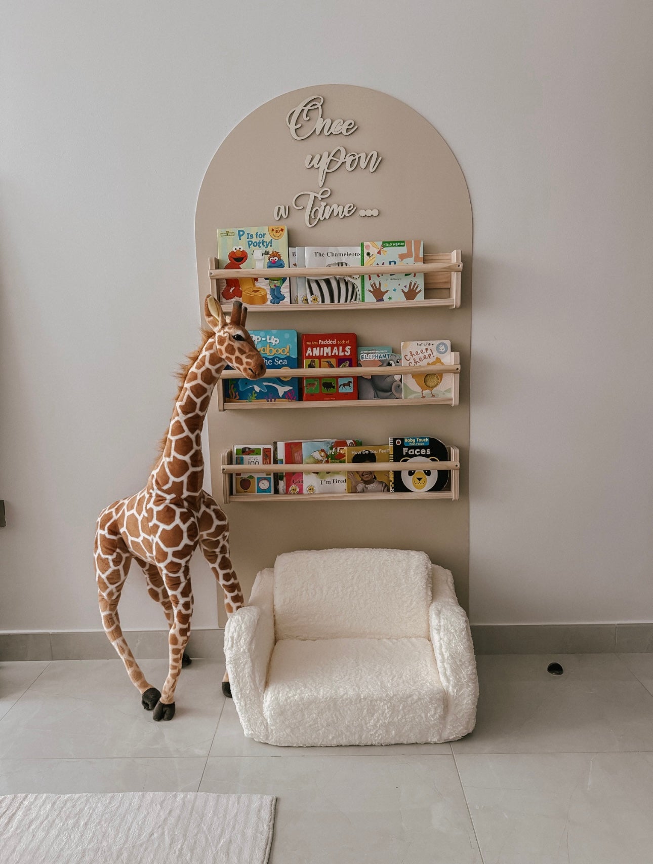 Once Upon a Time Arch Wall – Reading Corner Decal + Bonus Toddler Room Guide