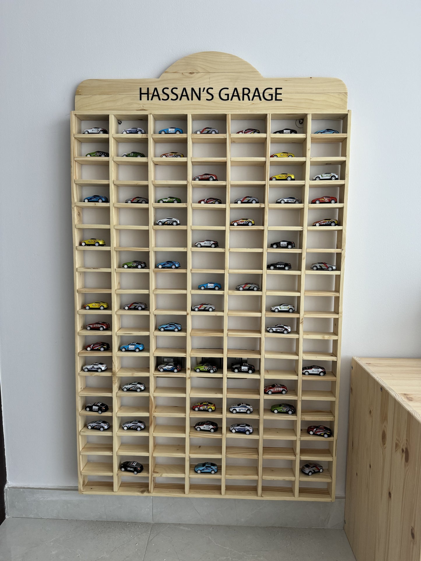 Matchbox Car Garage Storage