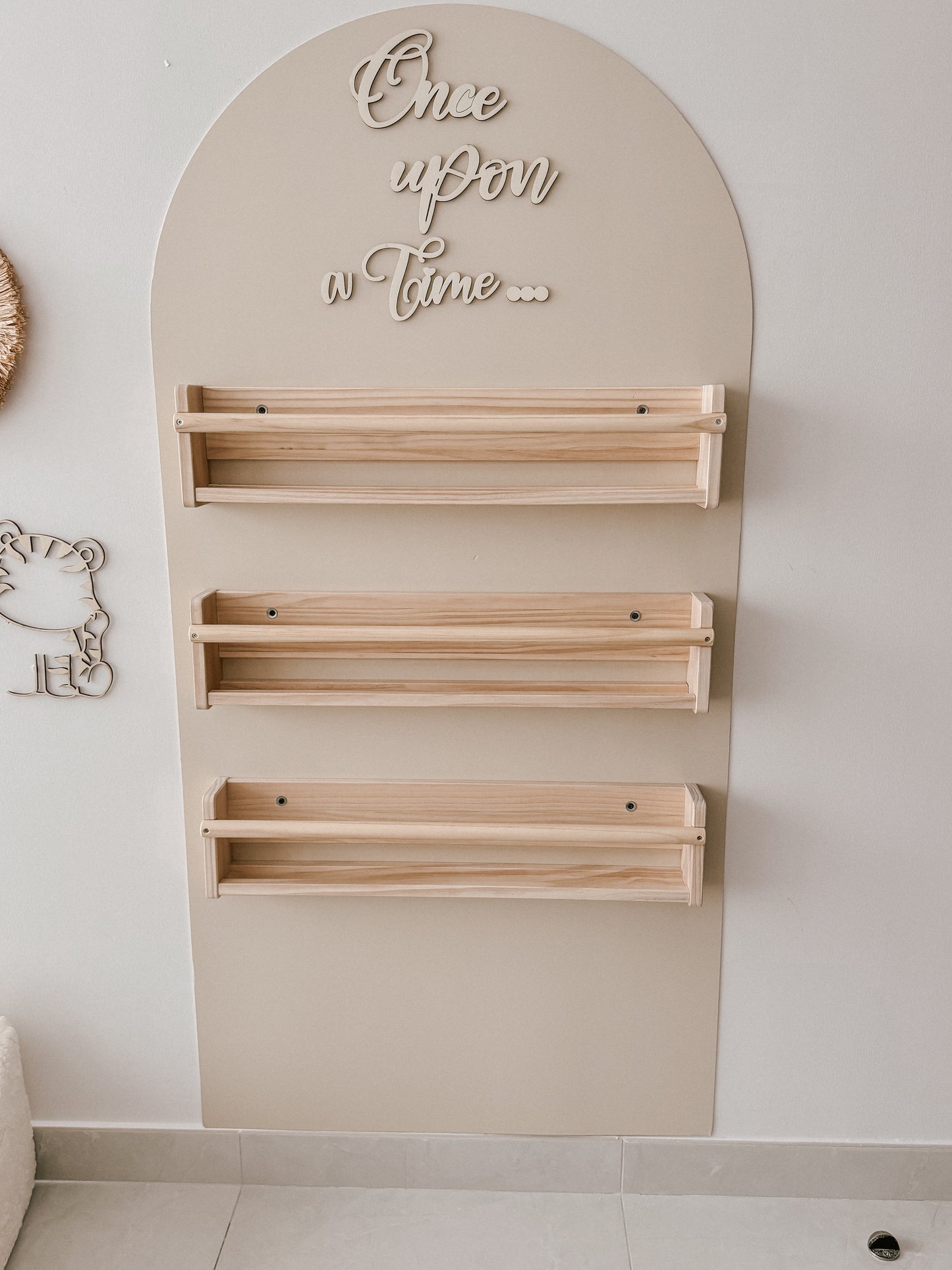 Once Upon a Time Arch Wall – Reading Corner Decal + Bonus Toddler Room Guide