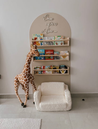 Once Upon a Time Arch Wall – Reading Corner Decal + Bonus Toddler Room Guide