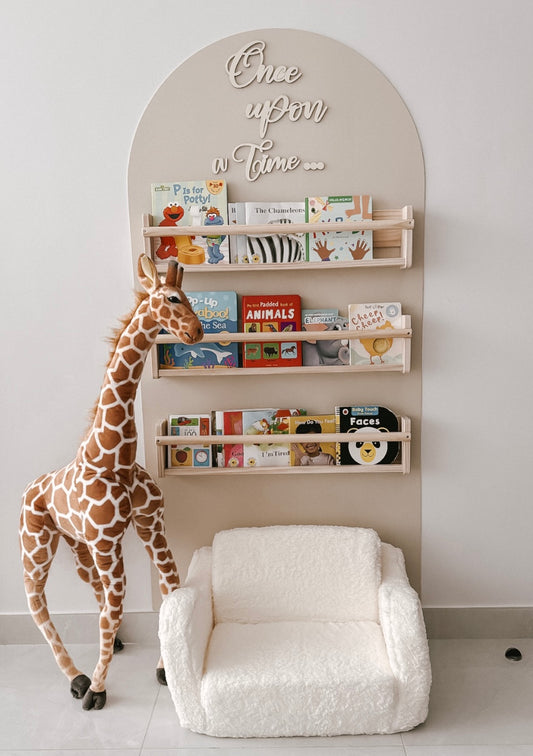 Once Upon a Time Arch Wall – Reading Corner Decal + Bonus Toddler Room Guide